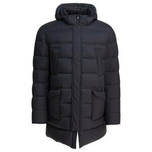 Herno Long Down Jacket With Hood Tag Size 46 Men
